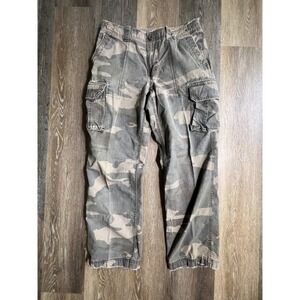 The Ultimate Trekker Pant Mens 32x30  Camo Good Distressed Ripstop Cargo Pants